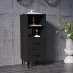 Black plywood sideboard 34.5x34x90 cm by vidaXL, Sideboards - Ref: Foro24-812367, Price: 75,99 €, Discount: %