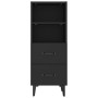 Black plywood sideboard 34.5x34x90 cm by vidaXL, Sideboards - Ref: Foro24-812367, Price: 76,13 €, Discount: %