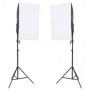 Photo studio kit with lighting set and background by vidaXL, Flashes and studio lighting - Ref: Foro24-3094765, Price: 148,85...