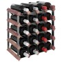 Solid pine wood wine rack for 20 bottles in brown color. by vidaXL, Wine racks - Ref: Foro24-340892, Price: 55,41 €, Discount: %