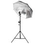 Kit de estudio fotográfico con set de luces y fondo de vidaXL, Flashes e iluminaciones de estudio - Ref: Foro24-3094714, Prec...