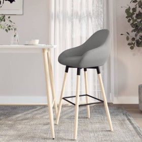 Light gray fabric kitchen stool by vidaXL, Kitchen stools - Ref: Foro24-338704, Price: 78,99 €, Discount: %