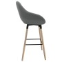 Light gray fabric kitchen stool by vidaXL, Kitchen stools - Ref: Foro24-338704, Price: 78,99 €, Discount: %