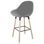 Light gray fabric kitchen stool by vidaXL, Kitchen stools - Ref: Foro24-338704, Price: 78,99 €, Discount: %