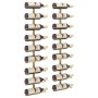 Wall-mounted wine rack for 9 bottles, 2 units, golden iron. by vidaXL, Wine racks - Ref: Foro24-340903, Price: 91,61 €, Disco...