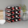 Wine rack for 12 bottles solid brown pine wood by vidaXL, Wine racks - Ref: Foro24-340891, Price: 33,00 €, Discount: %