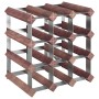 Wine rack for 12 bottles solid brown pine wood by vidaXL, Wine racks - Ref: Foro24-340891, Price: 33,00 €, Discount: %