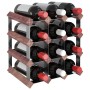 Wine rack for 12 bottles solid brown pine wood by vidaXL, Wine racks - Ref: Foro24-340891, Price: 33,00 €, Discount: %