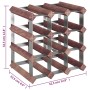 Wine rack for 12 bottles solid brown pine wood by vidaXL, Wine racks - Ref: Foro24-340891, Price: 33,00 €, Discount: %