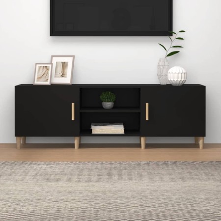 Mueble para TV madera contrachapada negro 150x30x50 cm de vidaXL, Muebles TV - Ref: Foro24-812619, Precio: 110,10 €, Descuent...