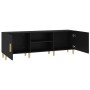 Mueble para TV madera contrachapada negro 150x30x50 cm de vidaXL, Muebles TV - Ref: Foro24-812619, Precio: 110,10 €, Descuent...