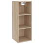 Armario de pared madera ingeniería roble Sonoma 34,5x32,5x90 cm de vidaXL, Estantes y estanterías - Ref: Foro24-812486, Preci...