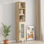 Engineered wood Sonoma oak wall cabinet 34.5x32.5x90 cm by vidaXL, Shelves and shelves - Ref: Foro24-812486, Price: 44,77 €, ...