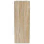 Armario de pared madera ingeniería roble Sonoma 34,5x32,5x90 cm de vidaXL, Estantes y estanterías - Ref: Foro24-812486, Preci...