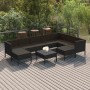 Gartenmöbel-Set 10 Stück schwarze synthetische Rattankissen von vidaXL, Gartensets - Ref: Foro24-3094437, Preis: 694,10 €, Ra...