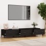 Mueble de TV madera contrachapada negro 150x34,5x30 cm de vidaXL, Muebles TV - Ref: Foro24-812646, Precio: 81,63 €, Descuento: %