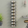 Wall-mounted wine rack for 9 bottles, made of golden iron. by vidaXL, Wine racks - Ref: Foro24-340901, Price: 60,12 €, Discou...