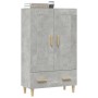 Aparador de madera contrachapada gris hormigón 70x31x115 cm de vidaXL, Aparadores - Ref: Foro24-812568, Precio: 84,98 €, Desc...