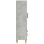 Aparador de madera contrachapada gris hormigón 70x31x115 cm de vidaXL, Aparadores - Ref: Foro24-812568, Precio: 84,98 €, Desc...