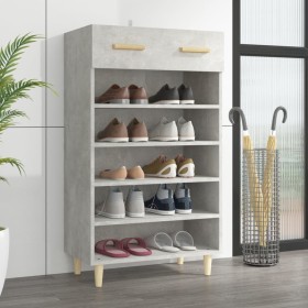 Concrete gray plywood shoe rack furniture 60x35x105 cm by vidaXL, Shoe racks and shoe organizers - Ref: Foro24-812784, Price:...