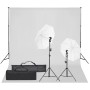 Photography studio kit with lighting set and backdrop by vidaXL, Flashes and studio lighting - Ref: Foro24-3094646, Price: 12...