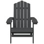 Anthracite Gray HDPE Adirondack Garden Chair by vidaXL, Garden chairs - Ref: Foro24-318638, Price: 193,99 €, Discount: %