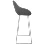 Light Gray Velvet Kitchen Bar Stool by vidaXL, Kitchen stools - Ref: Foro24-338718, Price: 75,99 €, Discount: %