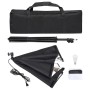 Photo studio kit with softbox, background and reflector by vidaXL, Flashes and studio lighting - Ref: Foro24-3094670, Price: ...