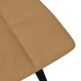 Brown Velvet Kitchen Stool by vidaXL, Kitchen stools - Ref: Foro24-338604, Price: 70,37 €, Discount: %