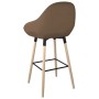 Brown fabric kitchen stool by vidaXL, Kitchen stools - Ref: Foro24-338707, Price: 62,24 €, Discount: %