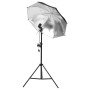 Photo studio kit with lighting set and background by vidaXL, Flashes and studio lighting - Ref: Foro24-3094712, Price: 177,52...