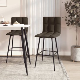 Kitchen stool 2 units gray synthetic leather by vidaXL, Kitchen stools - Ref: Foro24-338644, Price: 107,65 €, Discount: %