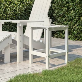 Mesa de jardín Adirondack HDPE blanca 38x38x46 cm de vidaXL, Mesas de jardín - Ref: Foro24-318641, Precio: 51,99 €, Descuento: %