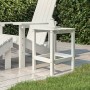 Mesa de jardín Adirondack HDPE blanca 38x38x46 cm de vidaXL, Mesas de jardín - Ref: Foro24-318641, Precio: 51,29 €, Descuento: %