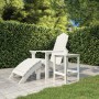 Mesa de jardín Adirondack HDPE blanca 38x38x46 cm de vidaXL, Mesas de jardín - Ref: Foro24-318641, Precio: 51,29 €, Descuento: %