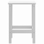 White HDPE Adirondack garden table 38x38x46 cm by vidaXL, Garden tables - Ref: Foro24-318641, Price: 51,29 €, Discount: %