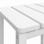 Mesa de jardín Adirondack HDPE blanca 38x38x46 cm de vidaXL, Mesas de jardín - Ref: Foro24-318641, Precio: 51,29 €, Descuento: %