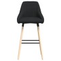 Kitchen bar stools 2 units black fabric by vidaXL, Kitchen stools - Ref: Foro24-338752, Price: 132,77 €, Discount: %