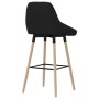 Kitchen bar stools 2 units black fabric by vidaXL, Kitchen stools - Ref: Foro24-338752, Price: 132,77 €, Discount: %