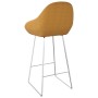 Kitchen bar stools 2 units brown velvet by vidaXL, Kitchen stools - Ref: Foro24-338721, Price: 125,85 €, Discount: %