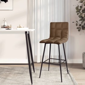 Dark Brown Faux Leather Kitchen Stool by vidaXL, Kitchen stools - Ref: Foro24-338643, Price: 70,99 €, Discount: %