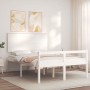 Bed for seniors with solid wood headboard 140x190cm by vidaXL, Beds and slatted bases - Ref: Foro24-3195462, Price: 180,92 €,...