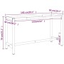 Metal black and matte red workbench structure 140x50x79cm by vidaXL, Table legs - Ref: Foro24-151451, Price: 80,49 €, Discoun...