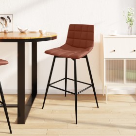 Brown synthetic leather kitchen stool by vidaXL, Kitchen stools - Ref: Foro24-338614, Price: 74,99 €, Discount: %