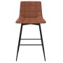 Brown synthetic leather kitchen stool by vidaXL, Kitchen stools - Ref: Foro24-338614, Price: 74,02 €, Discount: %