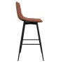 Brown synthetic leather kitchen stool by vidaXL, Kitchen stools - Ref: Foro24-338614, Price: 74,02 €, Discount: %