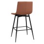 Brown synthetic leather kitchen stool by vidaXL, Kitchen stools - Ref: Foro24-338614, Price: 74,02 €, Discount: %