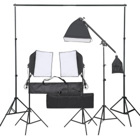 Kit de estudio fotográfico con set de luces de vidaXL, Flashes e iluminaciones de estudio - Ref: Foro24-3094676, Precio: 169,...