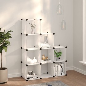 Cube shelving with 9 transparent PP compartments by vidaXL, Shoe racks and shoe organizers - Ref: Foro24-340551, Price: 33,12...