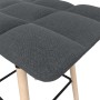 Kitchen stools 2 units dark gray fabric by vidaXL, Kitchen stools - Ref: Foro24-338653, Price: 101,99 €, Discount: %